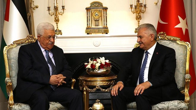 Yıldırım, Filistin Devlet Başkanı Abbas ile görüştü