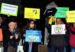Bodrum da 17 Aralık protestosu