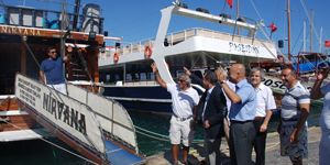 DTO İzmir Şubesi Çeşmeli denizcileri uğurladı