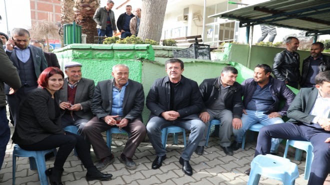 Zeybekci’den Kiraz ve Beydağ mesaisi: Çiftçiye ve üreticiye destek sözü