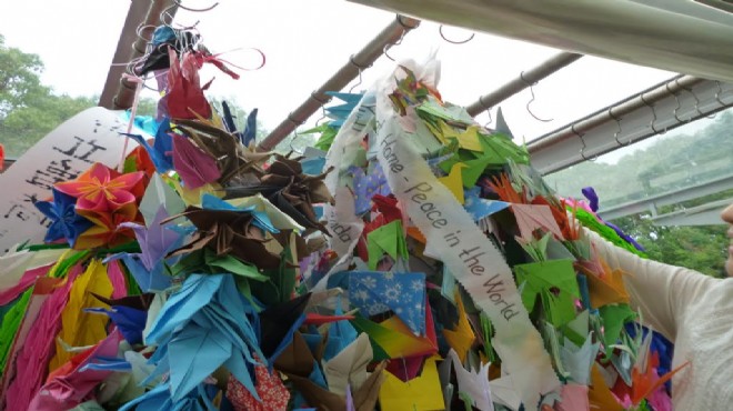  Barış için turna kuşları  Japonya ya ulaştı!