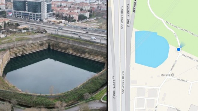  Google Maps te Kadıköy ün yeni  göl ü!