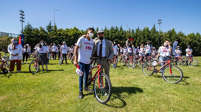 19 Mayıs gönüllülerine 102 bisiklet