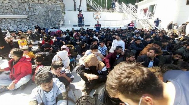 289 kaçak göçmenin yakalandığı operasyonda, 2 FETÖ şüphelisine tutuklama