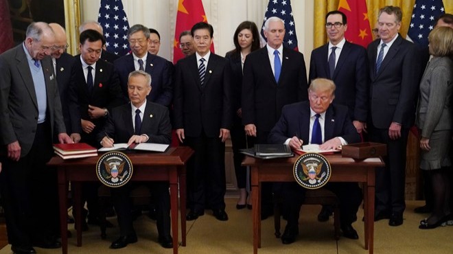 ABD-Çin ticaret savaşını bitiren imza!