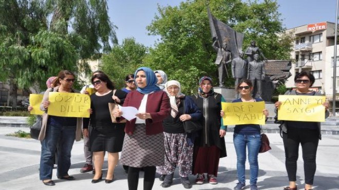 AK Kadınlar’ın Kılıçdaroğlu eylemine pankartlı yanıt!