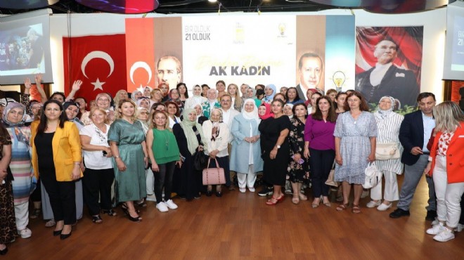 AK Parti İzmir in kadınlarından 21. yıl etkinliği