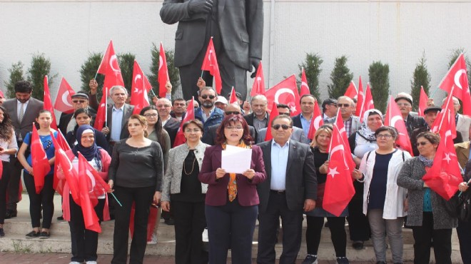 AK Parti Narlıdere de Kılıçdaroğlu protestosu