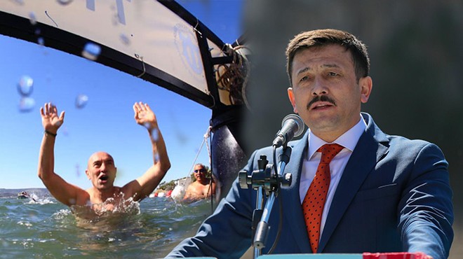 AK Partili Dağ dan Soyer e körfez eleştirisi: Yüzmek bir yana sahilde oturulmuyor!