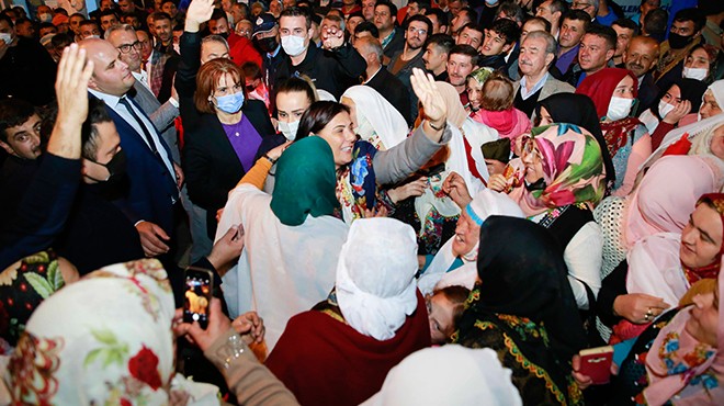 Akçaköy de Başkan Çerçioğlu na sevgi seli