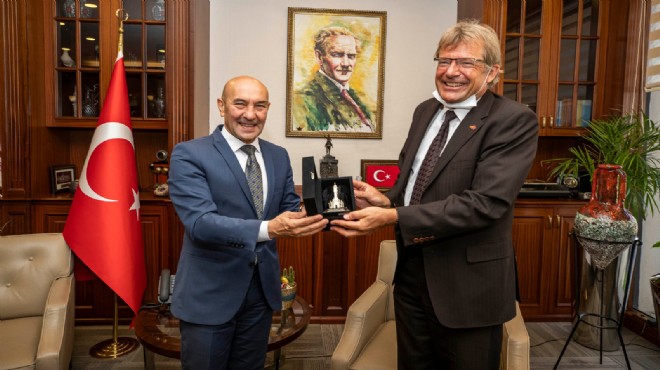 Almanya nın İzmir Başkonsolosu ndan Soyer e veda ziyareti