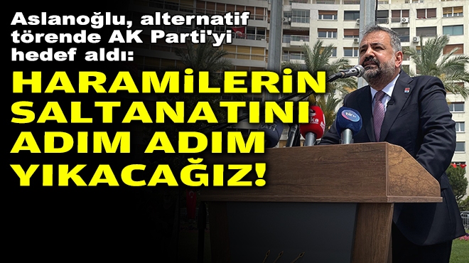 Alternatif törende AK Parti'yi hedef aldı: Haramilerin saltanatını adım adım yıkacağız!