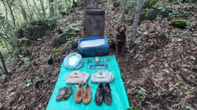 Amanos Dağları nda PKK ya ait depo bulundu