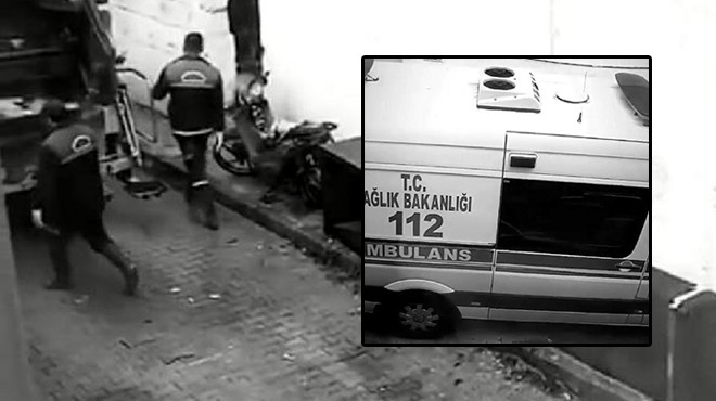 Ambulansa yol vermeyen belediye işçilerine idari işlem