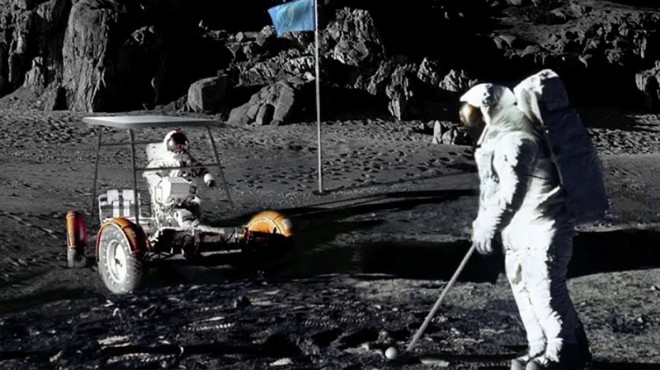 Astronot Ay da kaybettiği golf topları 50 yıl sonra bulundu