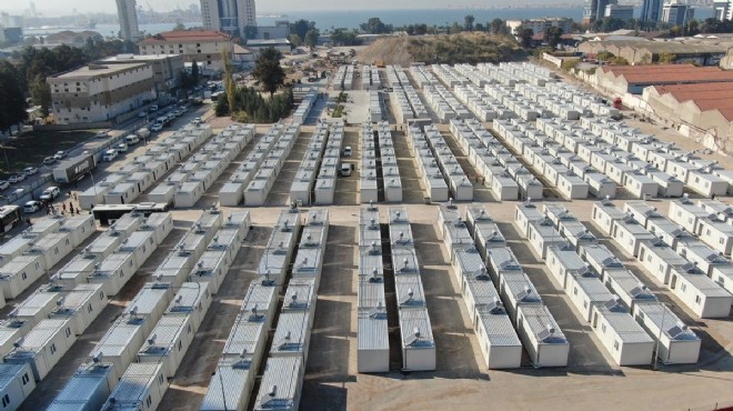 Avcılar İnşaat tan İzmir e bin kişilik konteyner kent