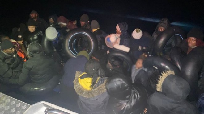 Aydın açıklarında 39 düzensiz göçmen yakalandı