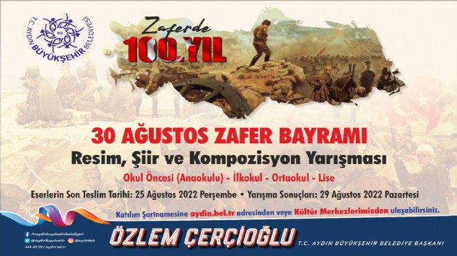 Aydın Büyükşehir 30 Ağustos a özel yarışma düzenliyor