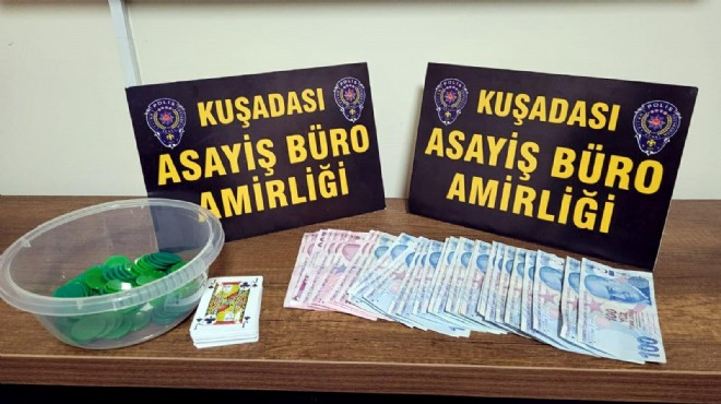 Aydın da kumar baskınları: 8 kişiye para cezası!