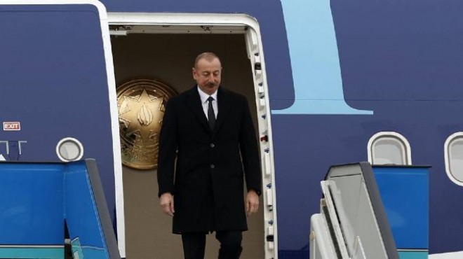 Azerbaycan Cumhurbaşkanı Aliyev, Türkiye ye geldi