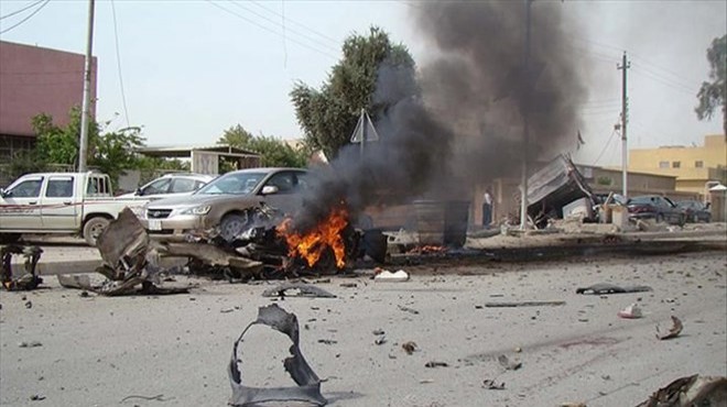 Bağdat ta bomba yüklü araç patladı!