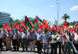 SP İzmir den protesto: Tek yol İsrail e acil müdahale