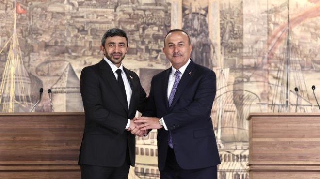 Bakan Çavuşoğlu, BAE li mevkidaşı ile görüştü