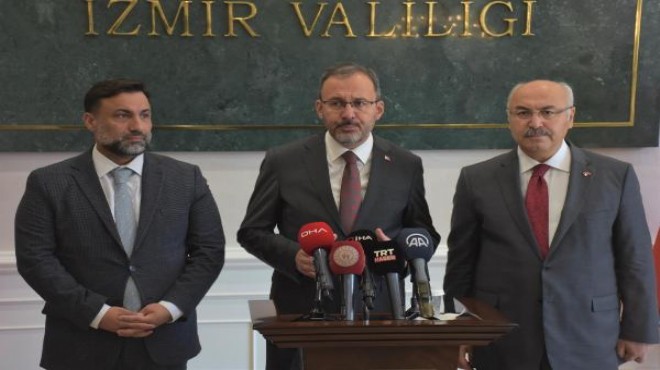 Bakan Kasapoğlu ndan yurt açıklaması: İzmir de ilerleme kaydettik!