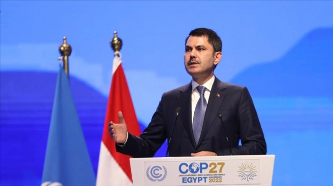 Bakan Kurum dan COP27 de  iklim diplomasisi 