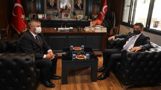 Bakan Pakdemirli den MHP İzmir e ziyaret