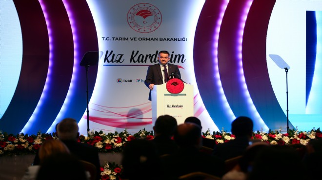 Bakan Pakdemirli, İzmir de duyurdu: Üreticiye 55 milyonluk can suyu!