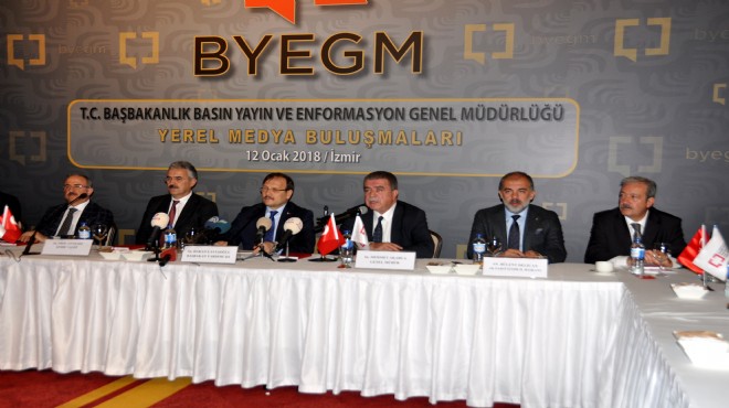 Başbakan yardımcısı Çavuşoğlu yerel medya mensupları ile buluştu