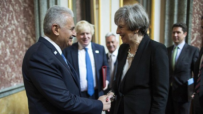 Başbakan Yıldırım ile May arasında işbirliği görüşmesi