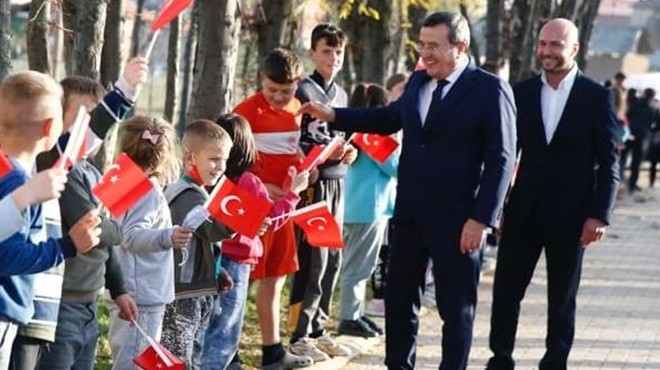 Başkan Batur dan Makedonya da Türk köylerine ziyaret