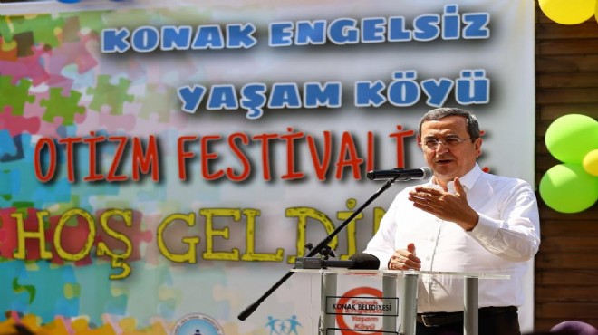 Başkan Batur Otizm Festivali nde konuştu: Her türlü katkıyı vermeye hazırız!