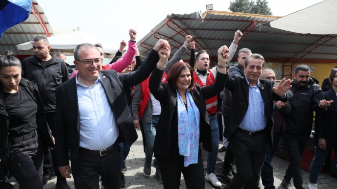 Başkan Çerçioğlu, Efekent Pazarı’nda vatandaşlarla bir araya geldi