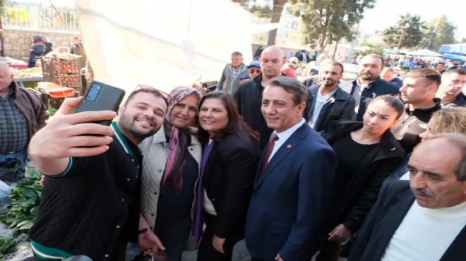 Başkan Çerçioğlu, Efeler Cumartesi Pazarı nda vatandaşlarla buluştu