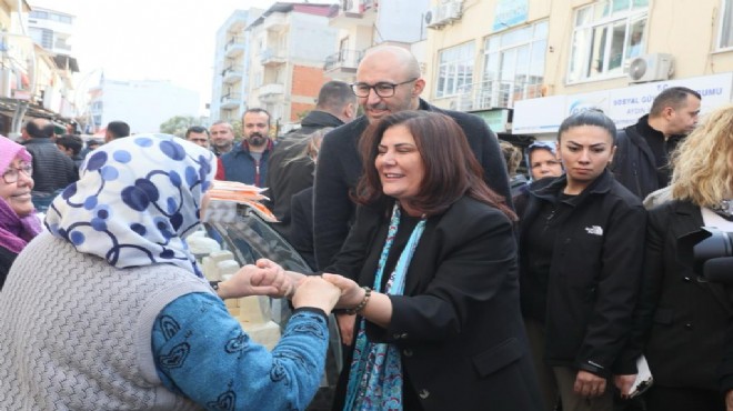 Başkan Çerçioğlu Germencik Pazarı’nda vatandaşlarla bir araya geldi