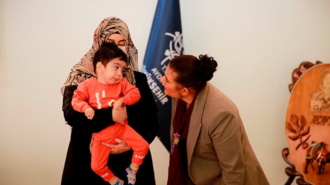 Başkan Çerçioğlu ndan SMA hastası Alparslan bebeğe destek