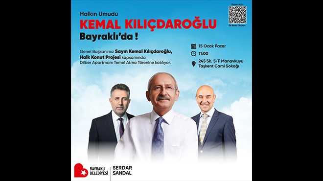 Başkan Sandal Kılıçdaroğlu nun gelişini duyurdu: O gün alanda olacağız!
