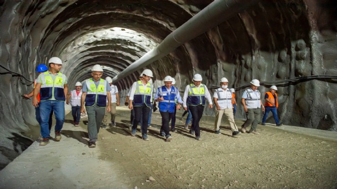 Başkan Soyer en uzun tüneli yerinde inceledi: EXPO ve Buca Metrosu için kaldıraç olacak!