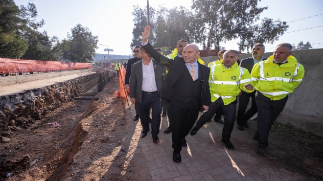 Başkan Soyer, Çiğli de sahaya indi... Su baskınları sona erecek!