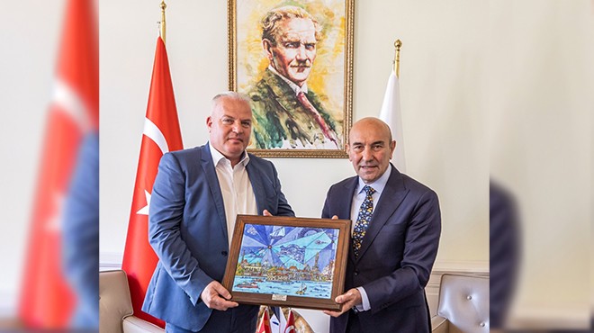 Başkan Soyer Delçevo Belediye Başkanı’nı ağırladı