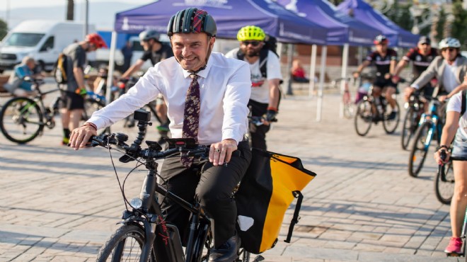 Başkan Soyer’den bisikletli ulaşım çağrısı