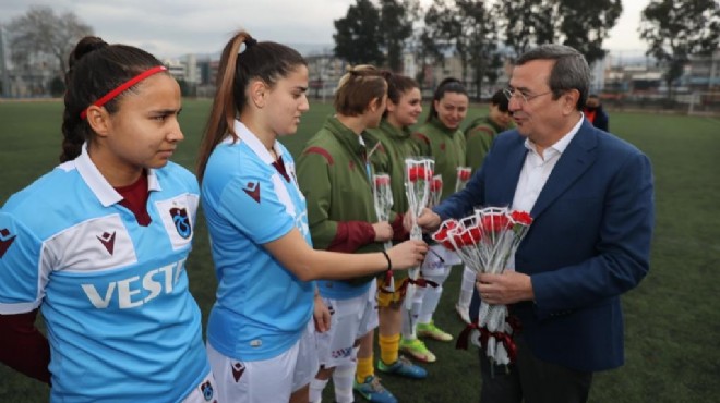 Batur’dan maç öncesi  Kadınlar Günü kutlaması