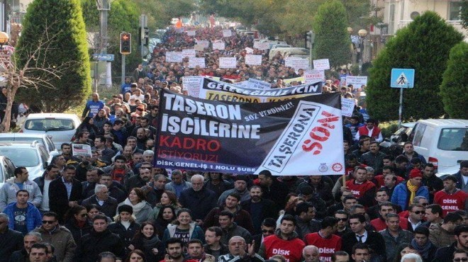 Belediye işçilerinden  kadro  grevi... İzmir de hayat duracak!