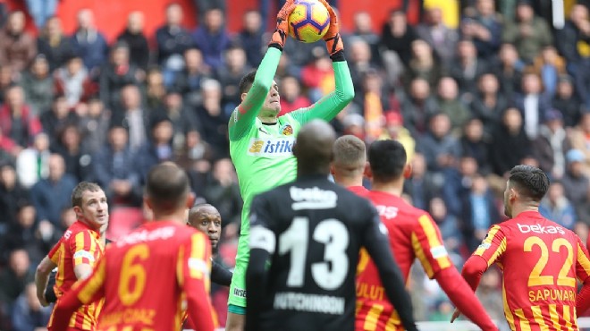 Beşiktaş, Kayseri den 1 puanı son dakikada aldı
