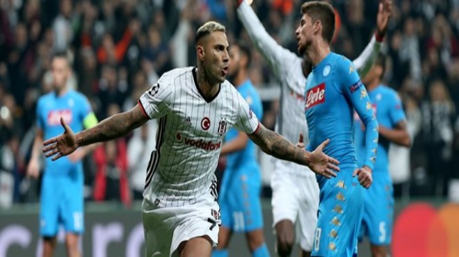 Beşiktaş Napoli yi elinden kaçırdı: 1-1