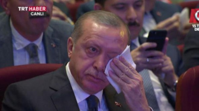 Beştepe de tören: Erdoğan gözyaşlarına boğuldu!