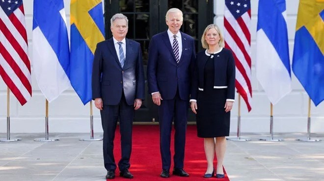 Beyaz Saray da NATO üyeliği buluşması